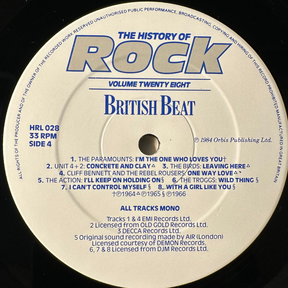 Сборник History Of Rock 28 2LP (Англия 1985г.)
