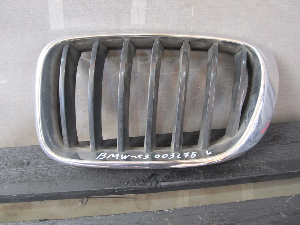 Решетка радиатора левая BMW X3 (F25) 14-17 Б/У Оригинал 51117338571