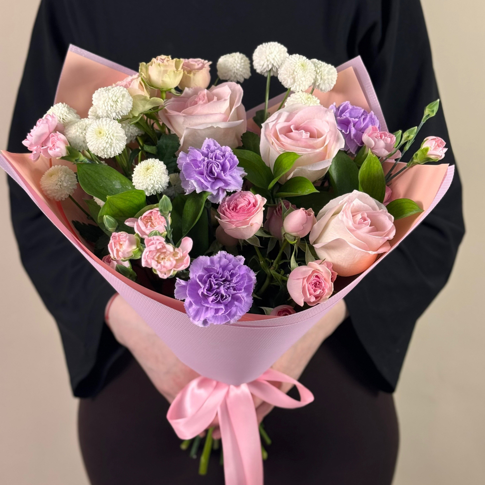 С17989 БУКЕТ "ПУДРОВАЯ ВУАЛЬ"