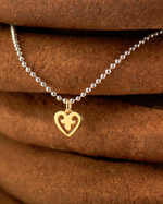 Подвеска СЕРДЕЧКО биколор