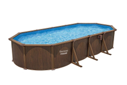 Стальной бассейн Bestway Hydrium Pool Set 732х366х132 см + песочный ф/насос 5678 л/ч, лестница, тент, подстилка (561CW BW)