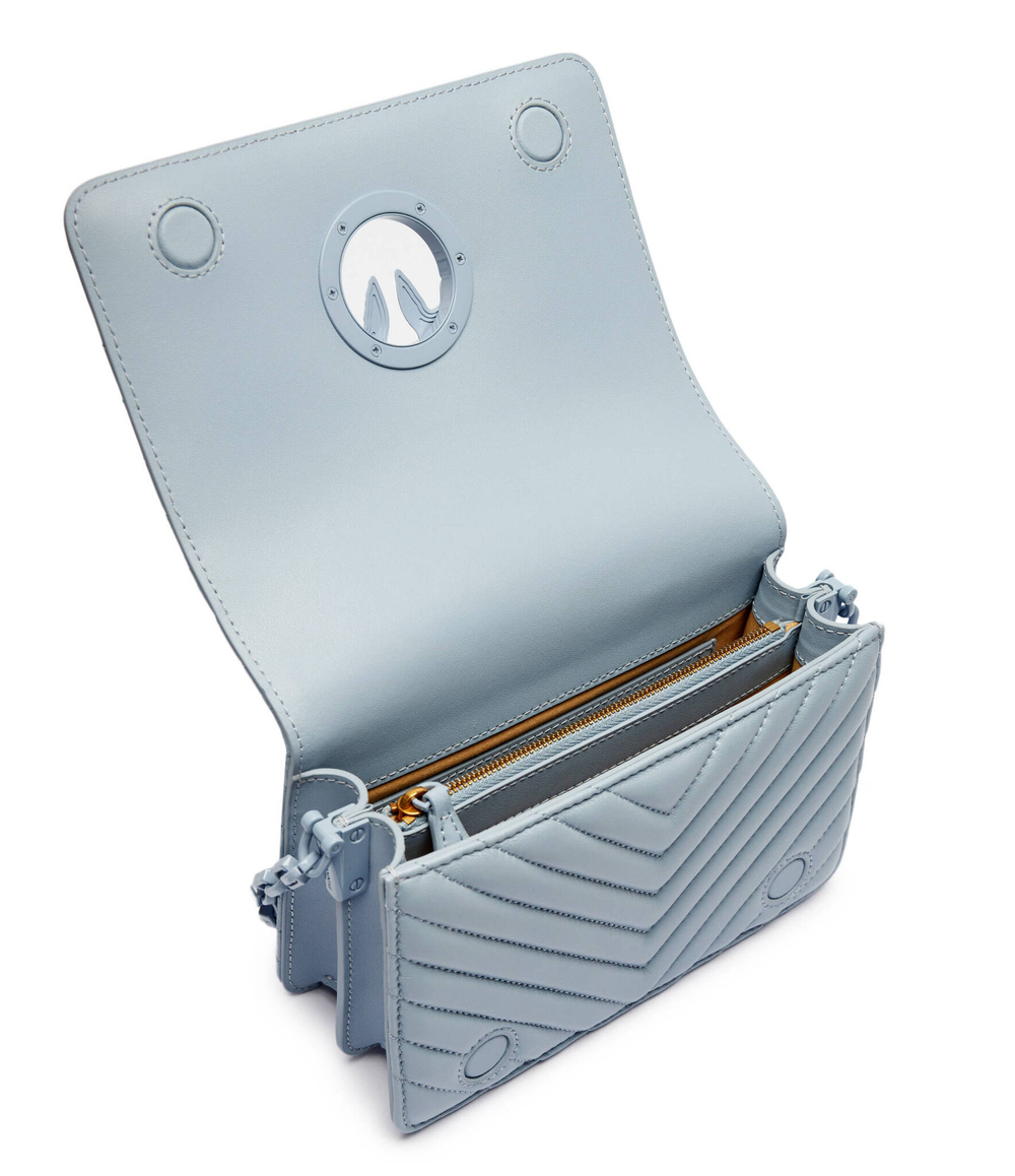 Кожаная сумка-мессенджер LOVE CLICK MINI Pinko - голубой(100067 A0VM)