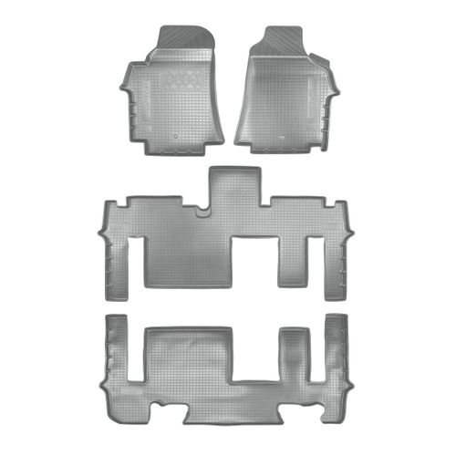 Ковры в салон Norplast/Unidec для Hyundai H1 (2007-), Серый, 4 штуки, арт.NPA00-C31-170-G