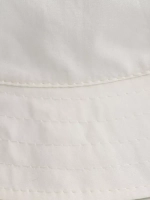 Детская белая панама на завязках пляжная