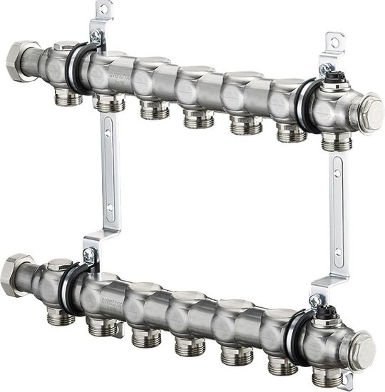 Коллектор Oventrop Multidis SH 1" арт. 1407057 (7 контуров) для радиаторного отопления