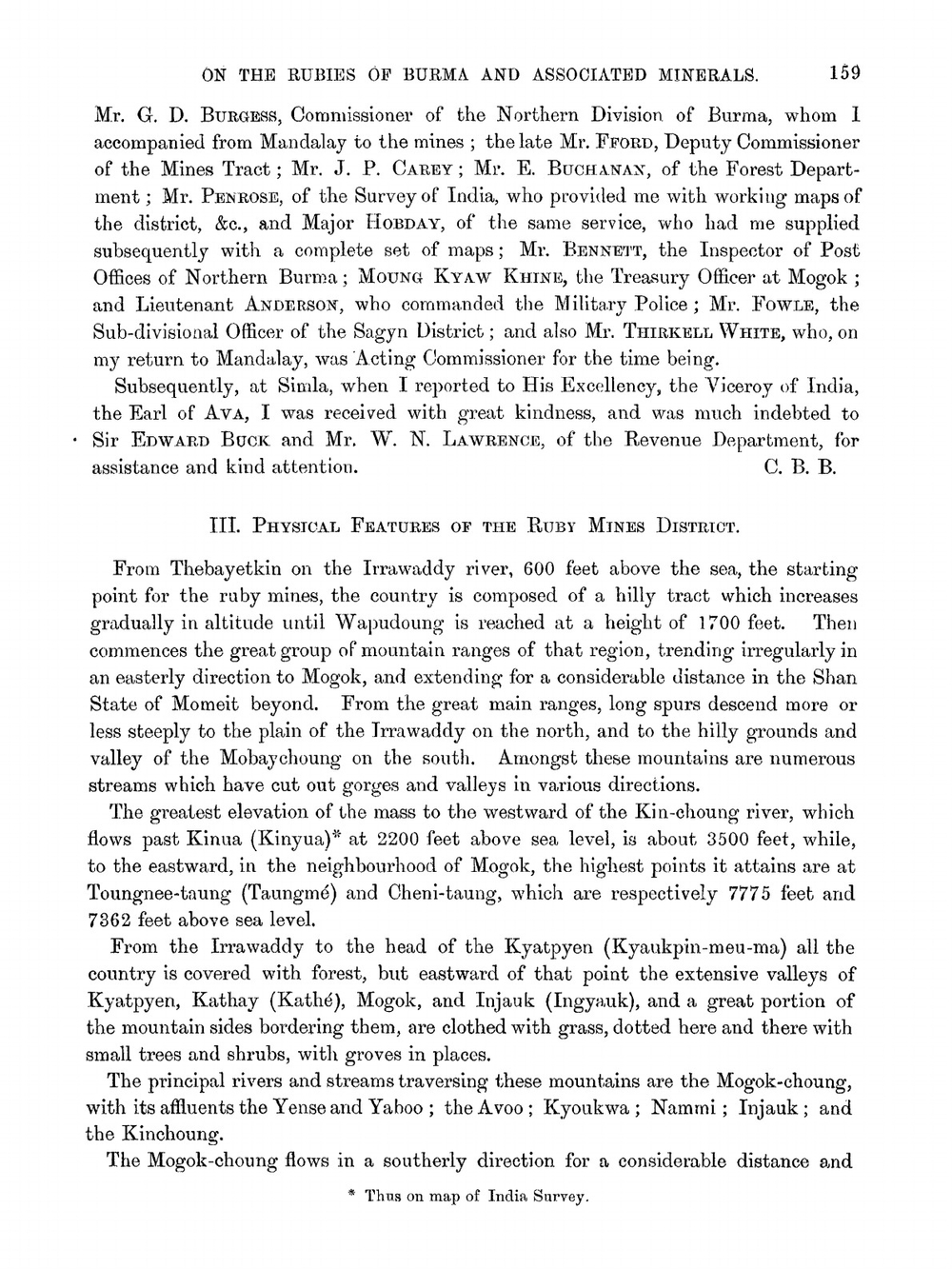 The Rubies of Burma and Associated Minerals. Their Mode of Occurrence, Origin, and Metamorphoses. A Contribution to the History of Corundum | C. Brown