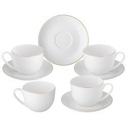 ЧАЙНЫЙ НАБОР LEFARD "CHIC" НА 4 ПЕР. 8 ПР. 330 МЛ (КОР=6НАБ.)