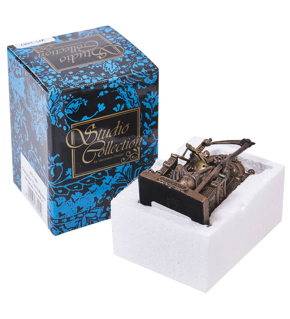 Veronese WS-1487 Статуэтка «Санта Муэрте на троне с косой и весами»