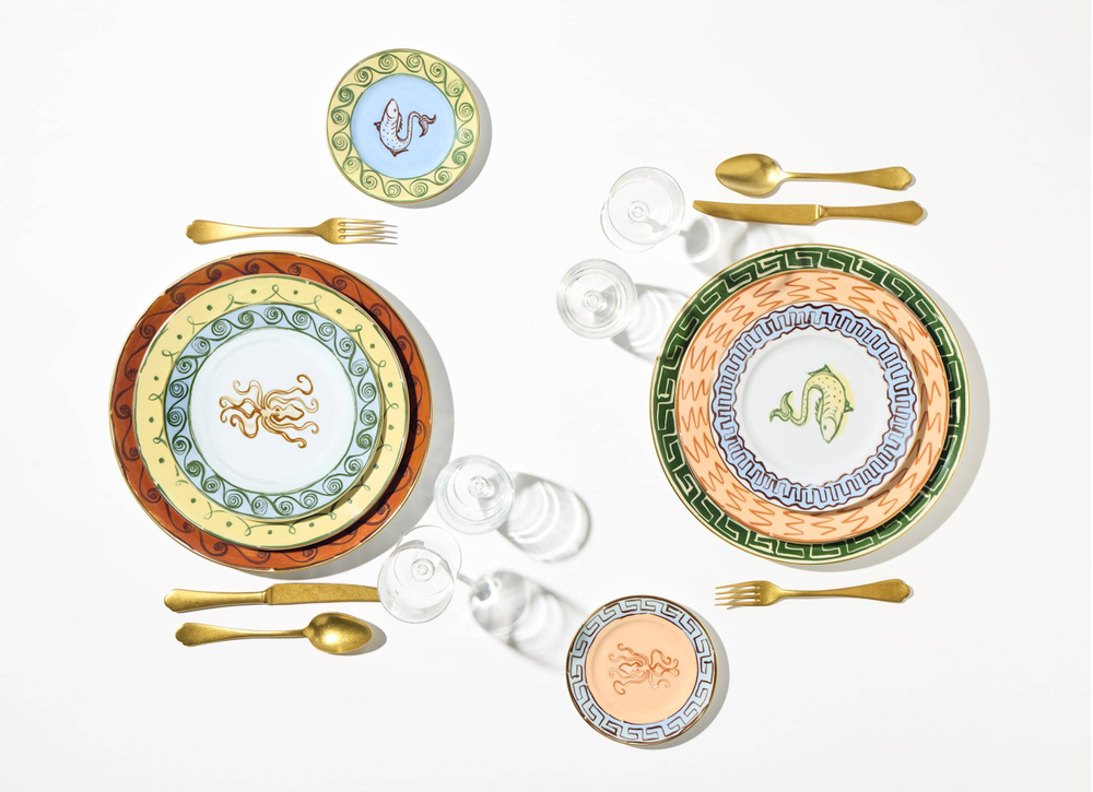 Тарелка десертная IL Viaggio Di Nettuno Terracotta (22 см)