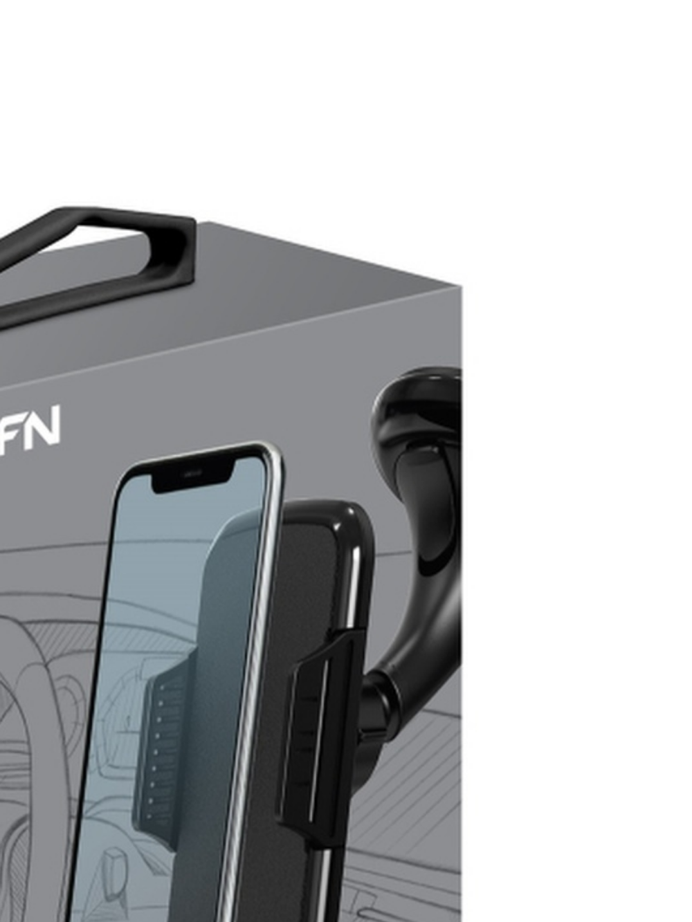 Держатель TFN универсальный (TFN-HL-UNIWIND1) Black