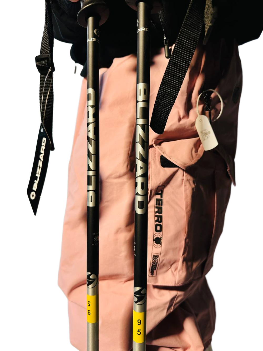 Палки горнолыжные Blizzard Rental Junior Ski Poles Black Matt/Si