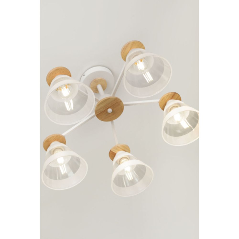 Люстра Rivoli Theothila 9177-305 5 х Е27 60 Вт модерн | Лайт