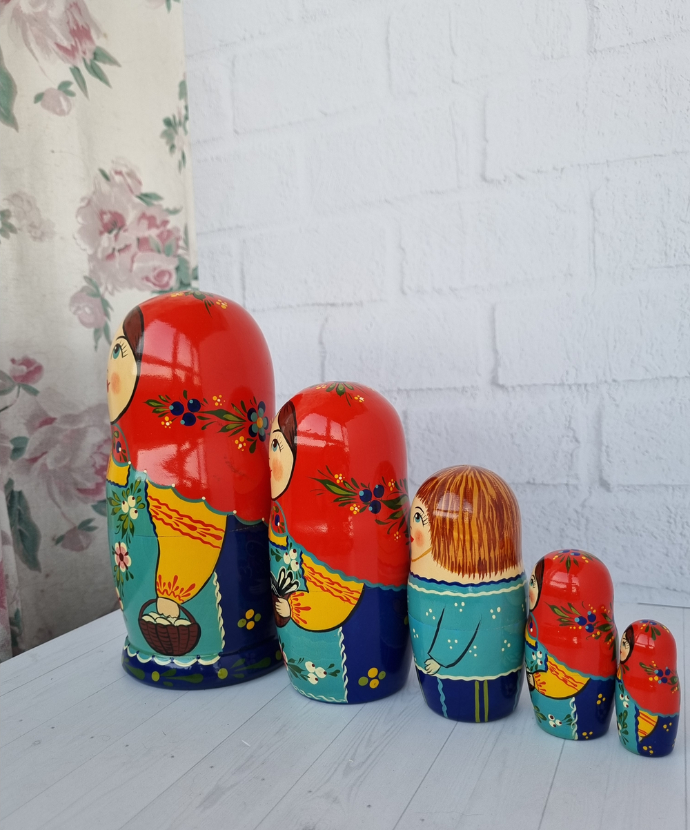 Матрешка "с курочкой" традиция 5мест