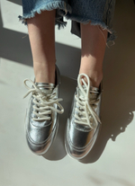 Базовые кеды из натуральной кожи Base white comfort