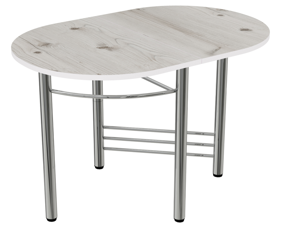 Стол обед Пристенный пластик бискайская сосна