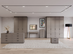 Тумба-обувница Нордик в прихожую 900х450х480, серо-коричневая