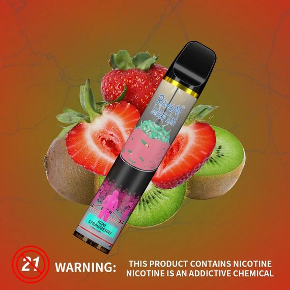 RandM SQUID BAR 2500 - Kiwi Strawberry (2% nic)