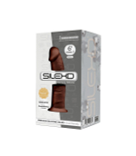 Коричневый фаллоимитатор SILEXD Model 2 - 15 см.