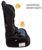 Детское автомобильное кресло ZLATEK "Atlantic" "ZL513" синий адванс lux, 9-36 кг, 1-12 лет