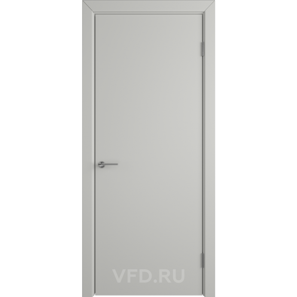 Межкомнатная дверь  VFD (ВФД)   Niuta (Ньюта)  Cotton (эмаль светло-серая) Гладкая
