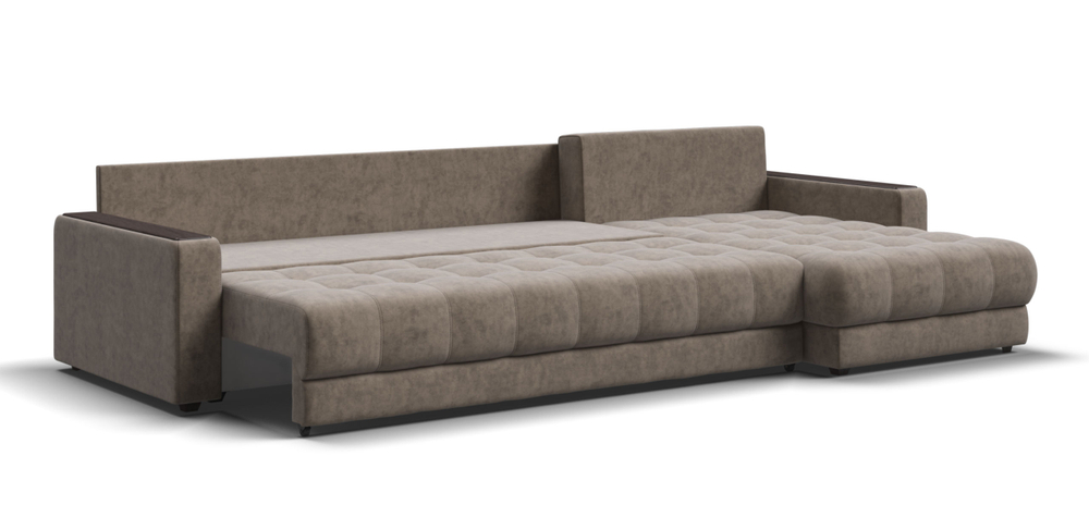 Угловой диван Босс Макс Велюр Роял тауп