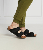 Шлепанцы кожаные uji vl nu black Birkenstock - черный(1024810)