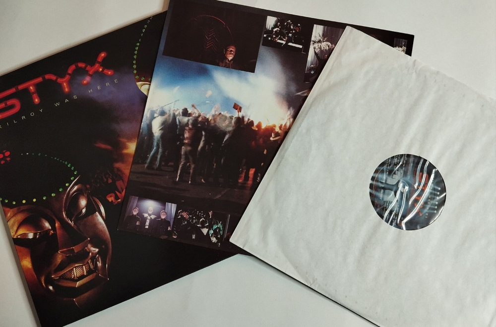 Винтажная виниловая пластинка LP Styx Kilroy Was Here (Holland 1983)