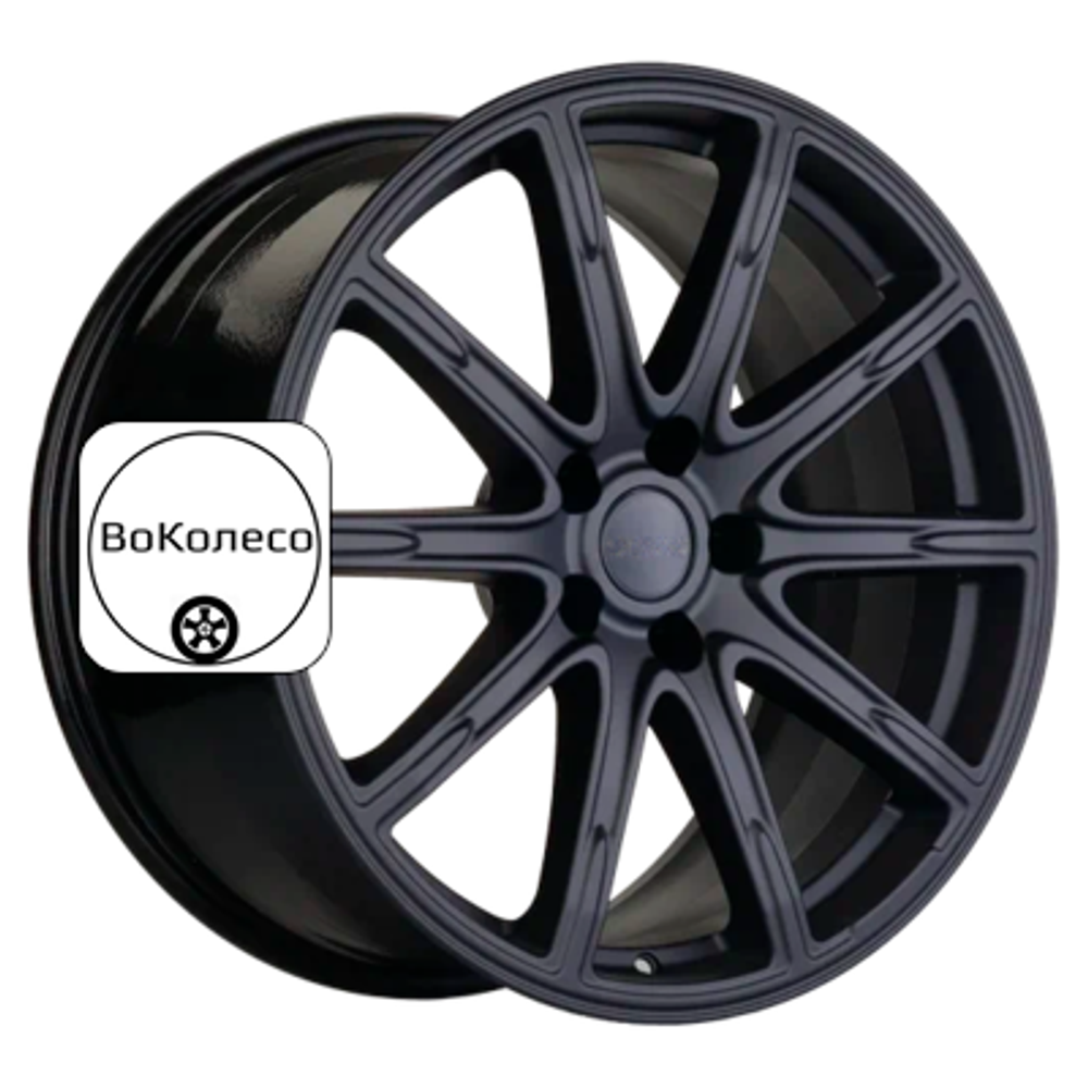 8,5x19/5x112 ET46 D66,6 KHW1903 (Mercedes) Black matt (под ORG) Khomen Wheels
