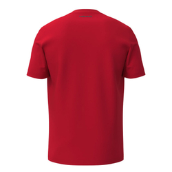 Футболка мужская HEAD Club Original T-Shirt M 811855-RD-2XL, р.2XL, хлопок,полиэстер,эласта, красный