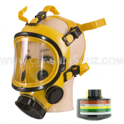 Полнолицевая панорамная маска с фильтром