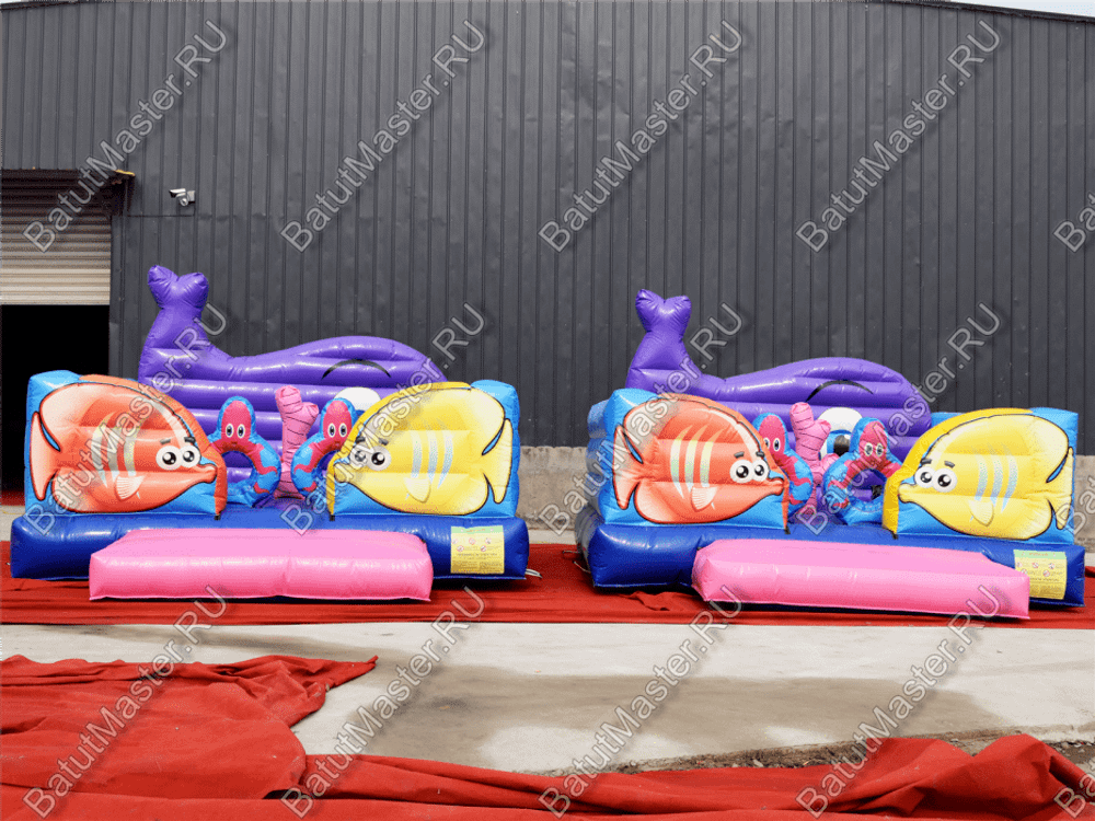 Коммерческий надувной батут "Морское царство 2"