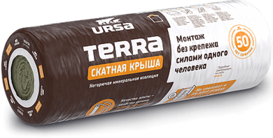 Маты теплоизоляционные URSA TERRA 35 QN 100-1200-4500 (0,54 м3)
