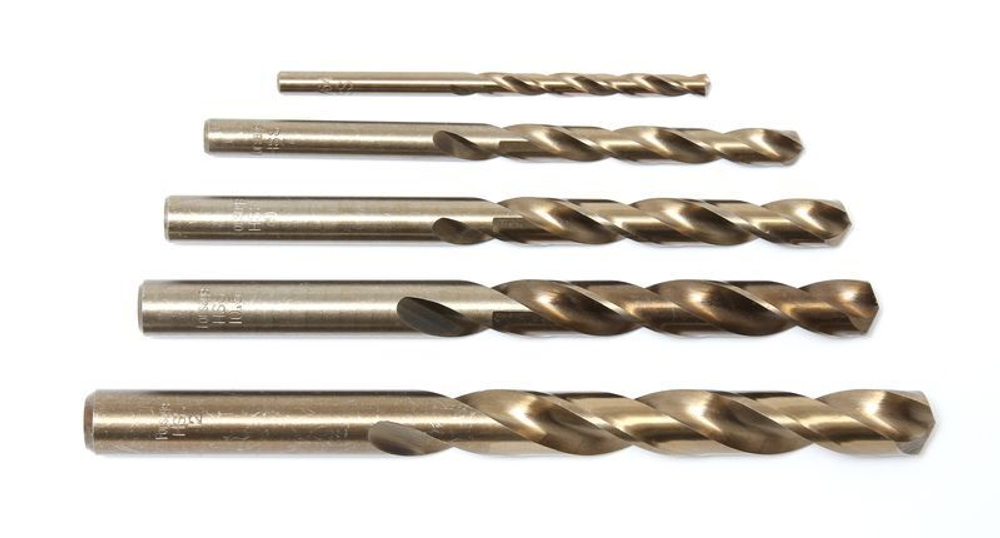 Сверло по металлу 6мм HSS (10шт), в пластиковом футляре Forsage F-DSP1564
