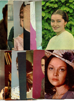 №35 Открытки Артисты и актёры СССР 1970–1980-е г. 25 штук. Цветные, чистые, без повторов