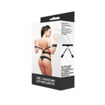 Пояс с манжетами для фиксации рук (Цвет: черный)