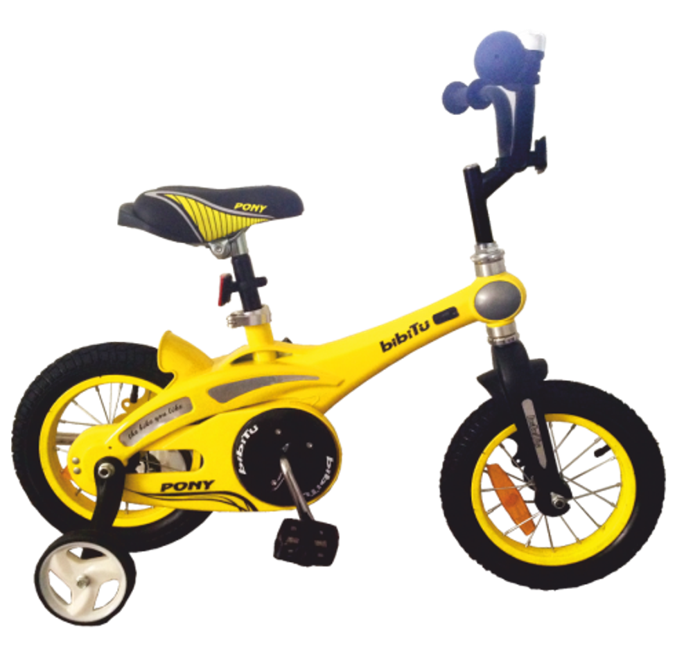 Велосипед 16" BIBITU PONY, желтый