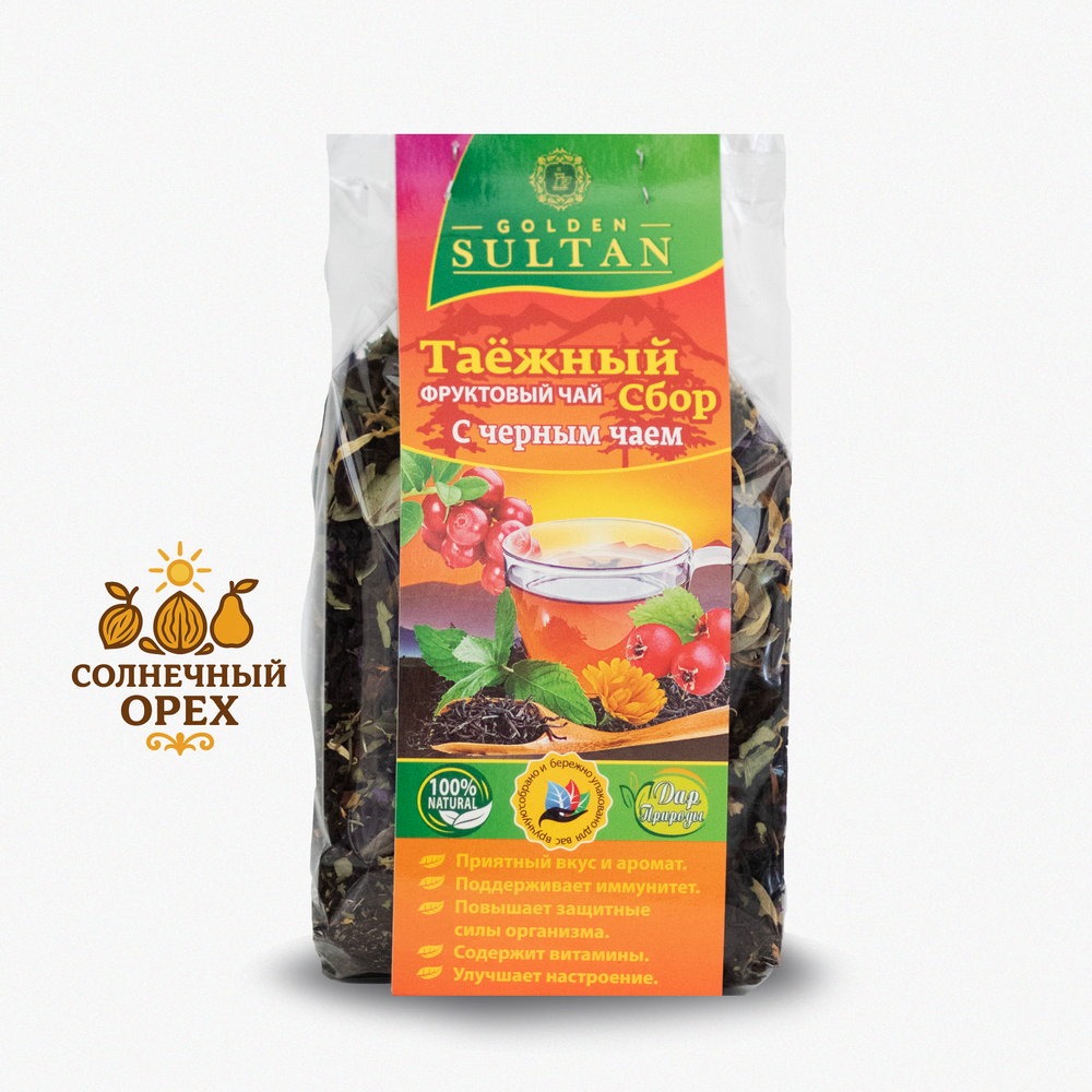 Чай Golden Sultan "Таежный сбор с черным чаем"