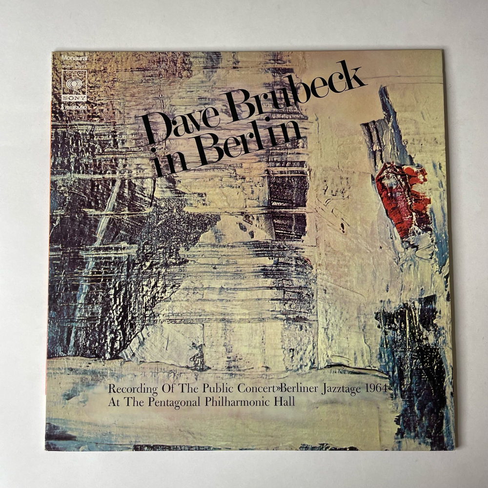 Винтажная виниловая пластинка LP Дейв Брубек Dave Brubeck, Dave Brubeck In Berlin (Япония 1970) (Без Оби)