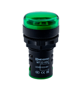 Индикатор напряжения, 5-60V DC, зеленый, MT22-VDC3 арт.:107385