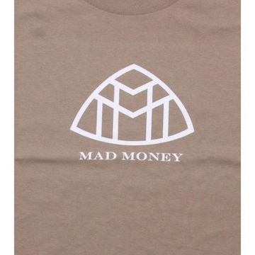 Футболка Sneaktip Mad Money бежевая