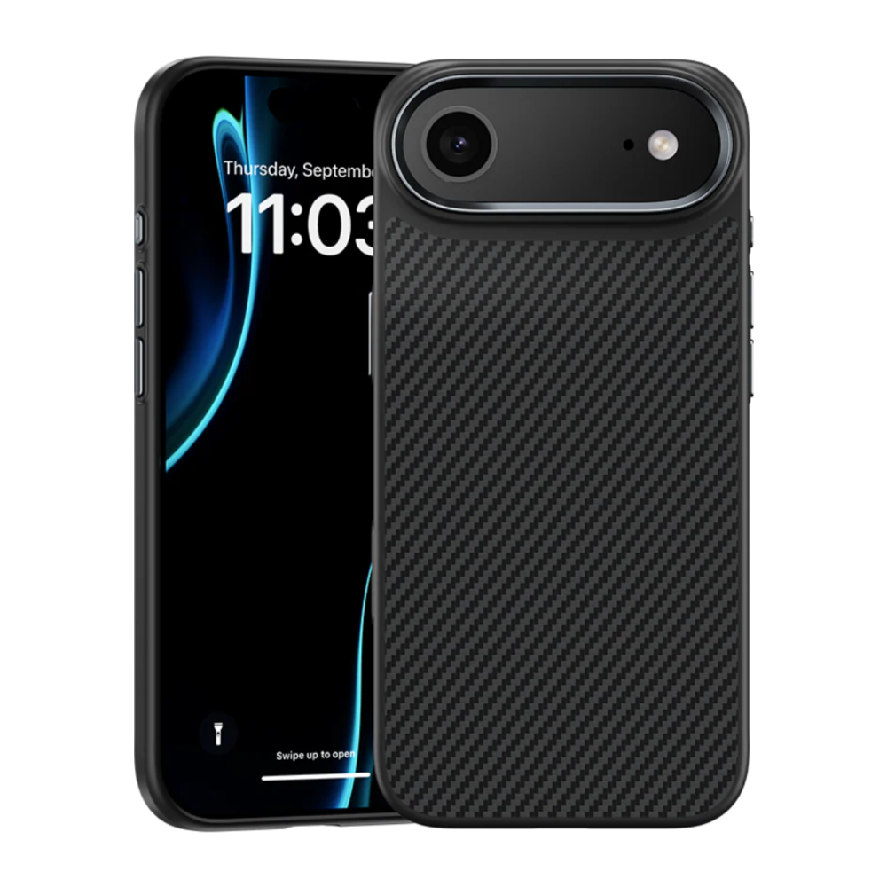 Кевларовый чехол MagSafe Benks ArmorPro 600D для iPhone Air Тонкий гибридный чехол из арамидного волокна DuPont Kevlar плотностью 600 ден с сенсорной накладкой для Контроллера камеры