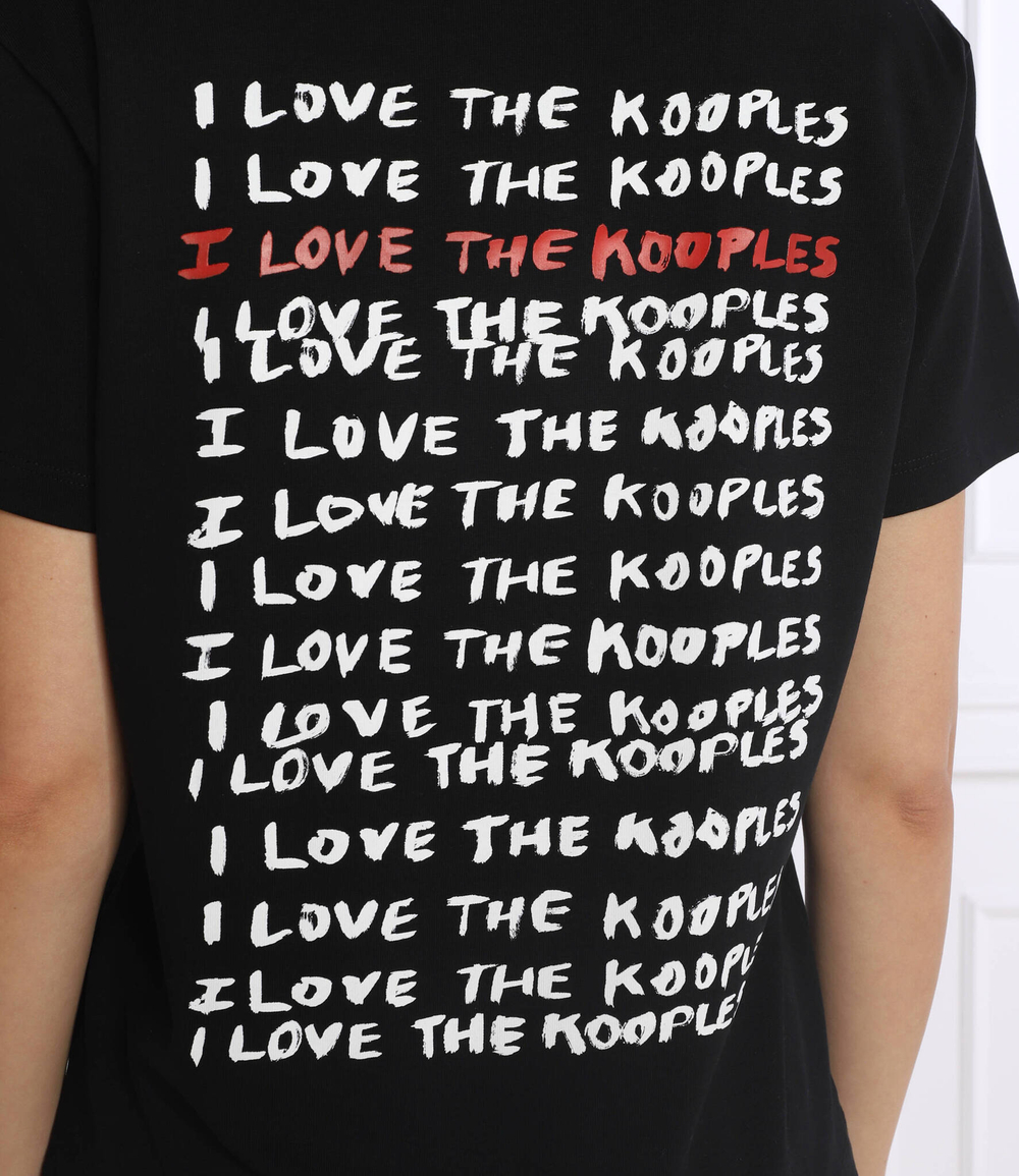 футболка The Kooples - черный(FTSC25026K)