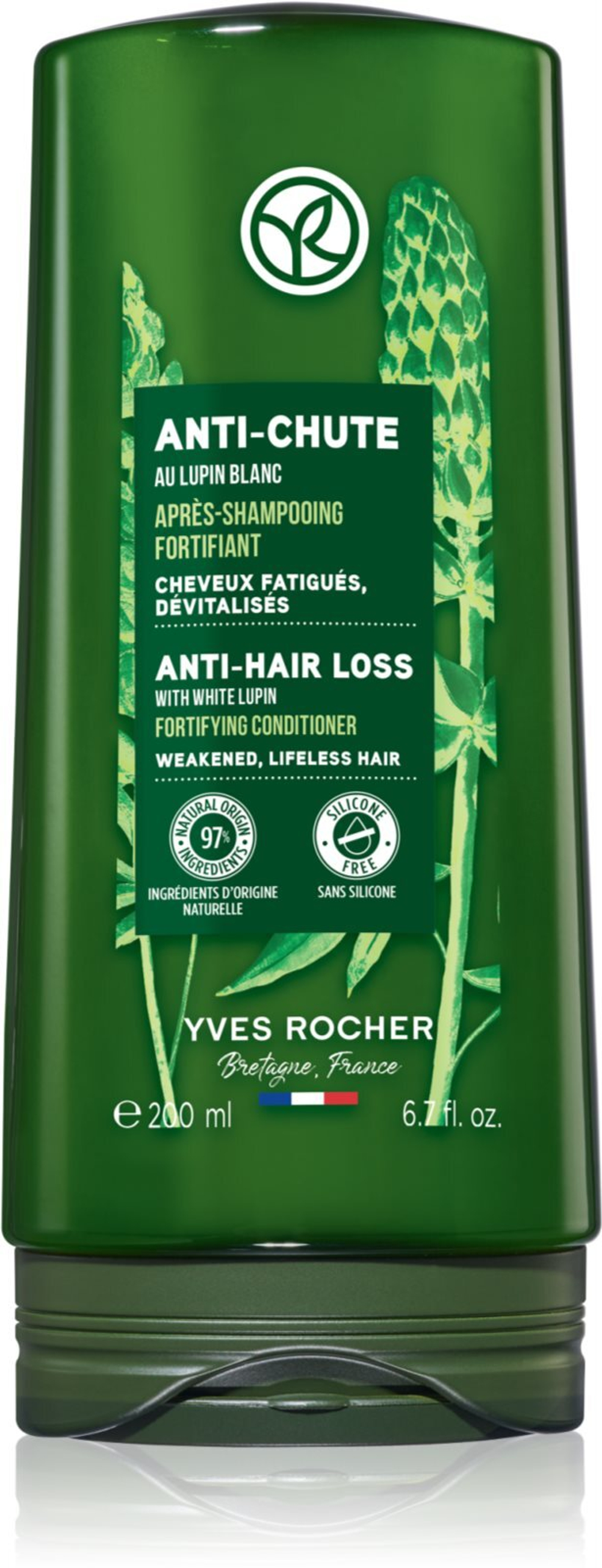Yves Rocher ANTI-CHUTE - кондиционер для усиления роста волос /   200  ml  / GTIN 3660005535807
