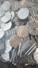 Жетоны с прорезью для автомоек 25мм\2мм