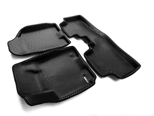 Коврики салона для HYUNDAI Tucson (2004-2010) Euromat 3D EVA черные Арт EM3DEVA-002720