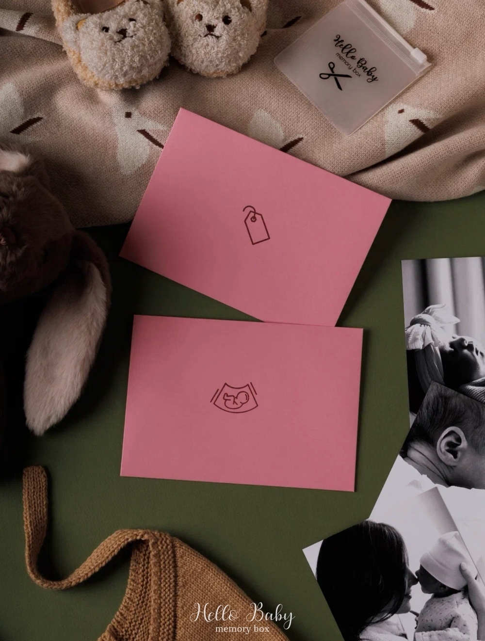 MemoryBox розовый "Игрушка Зайка"