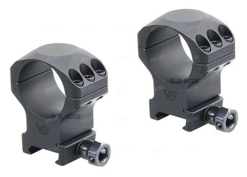 Кольца VECTOR X-Accu на базу Picatinny | Weaver, ø30 мм (6 винтов), BH=17 мм