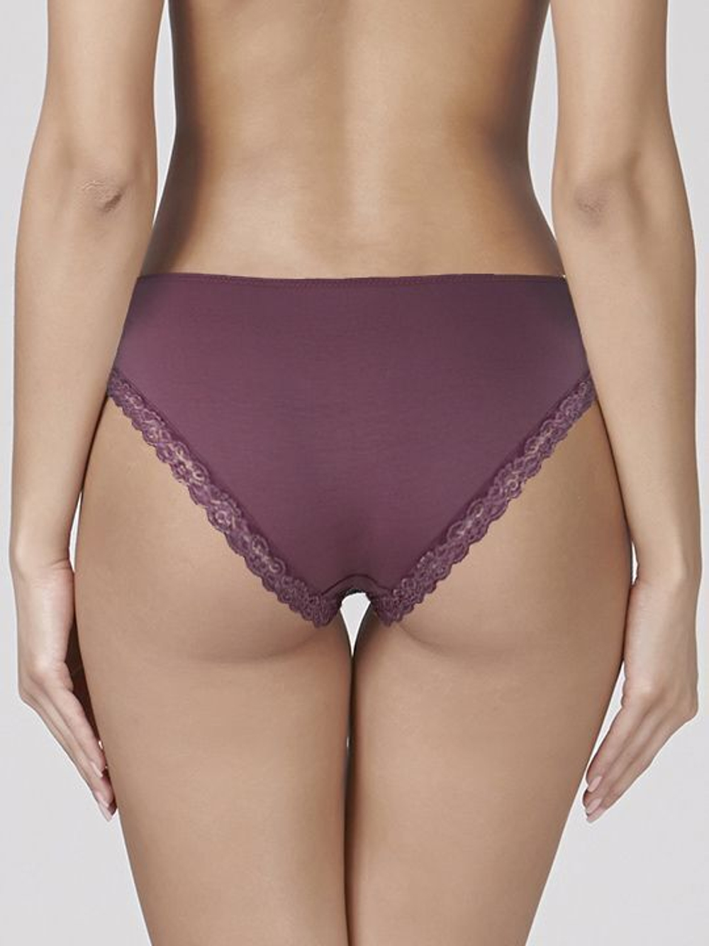 Трусики-слипы из мягкого микромодала с заниженной талией (Размер: XXL) (Цвет: бежевый)