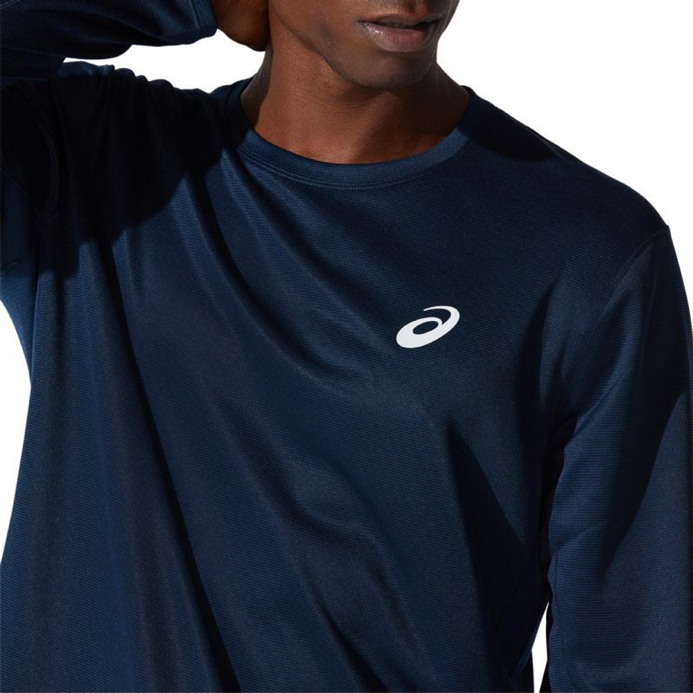 Мужская теннисная футболка теннисная Asics Core Longsleeve Top - небесный