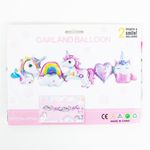 Гирлянда (41''/104 см) Фигура, Волшебные единороги, 2 шт. в упак.